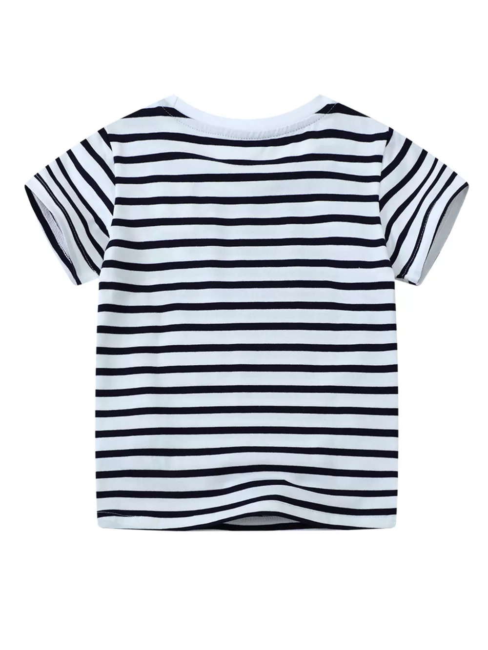 Children's Crab Striped Crew Neck T-Shirt, image 4