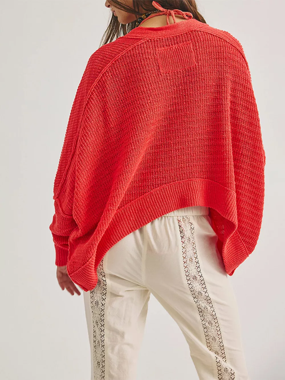 Open-Front Long Sleeve Knit Cardigan, image 8