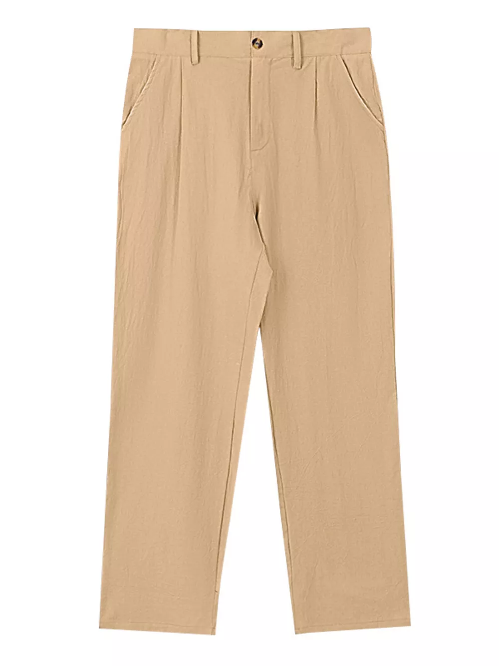 Men's Full Size Relaxed Fit Pleated Pants Plus Size, image 3