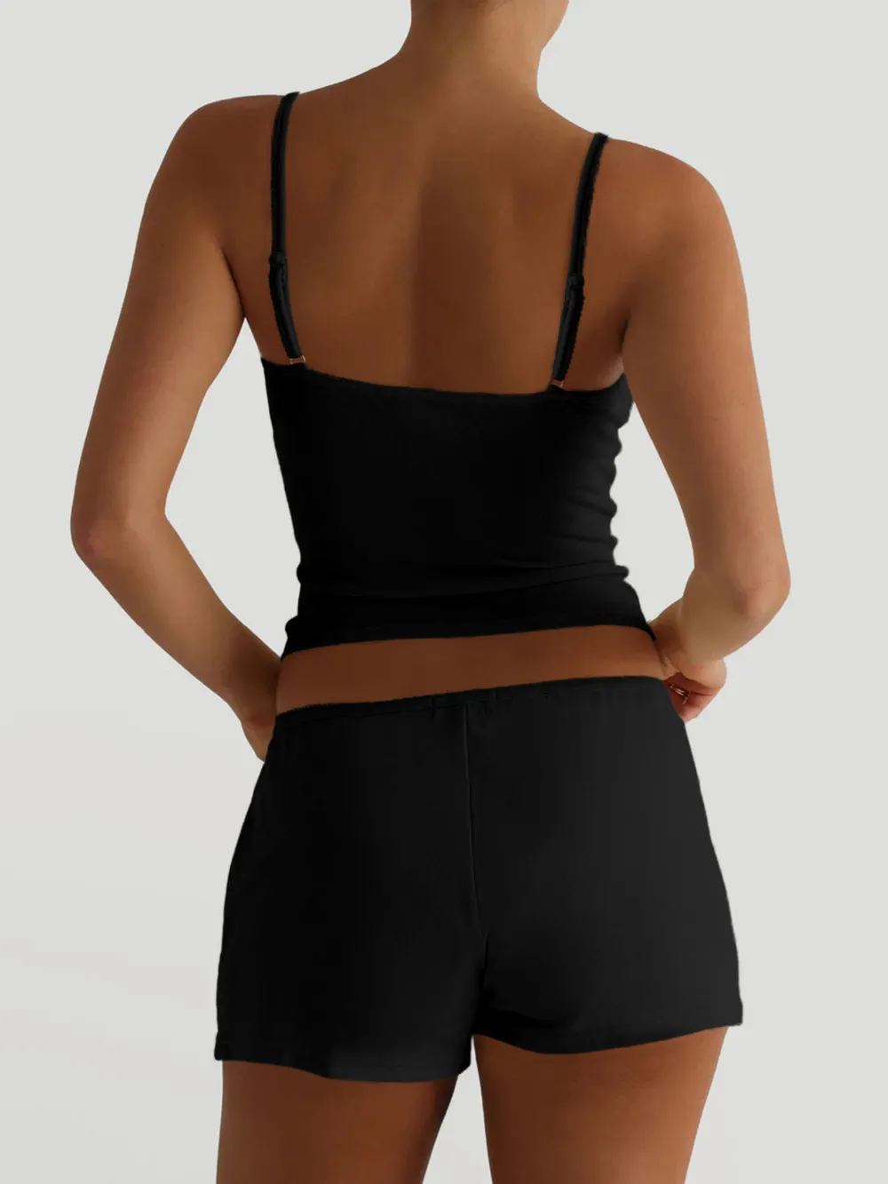 V-Neck Cami and Shorts Set, image 3