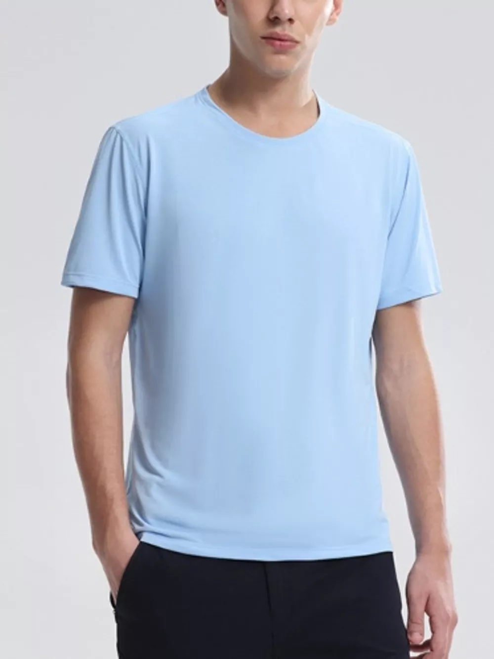 Men's Full Size Lightweight Breathable Short Sleeve T-Shirt Plus Size, image 11