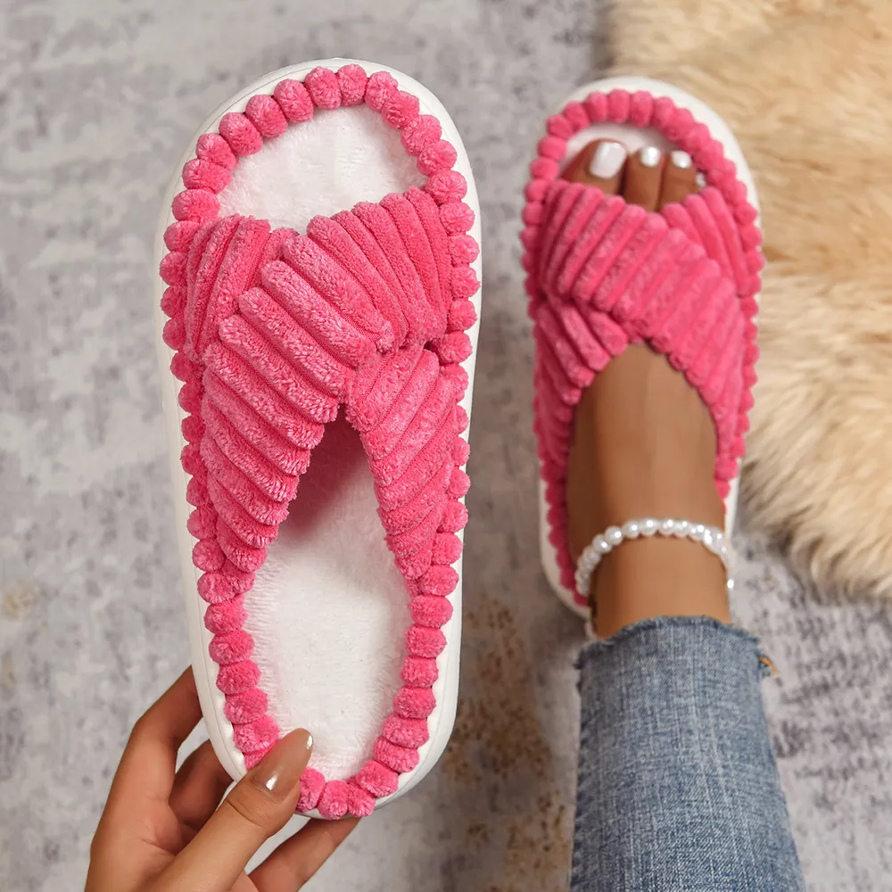 Crisscross Open Toe Platform Slippers, image 25