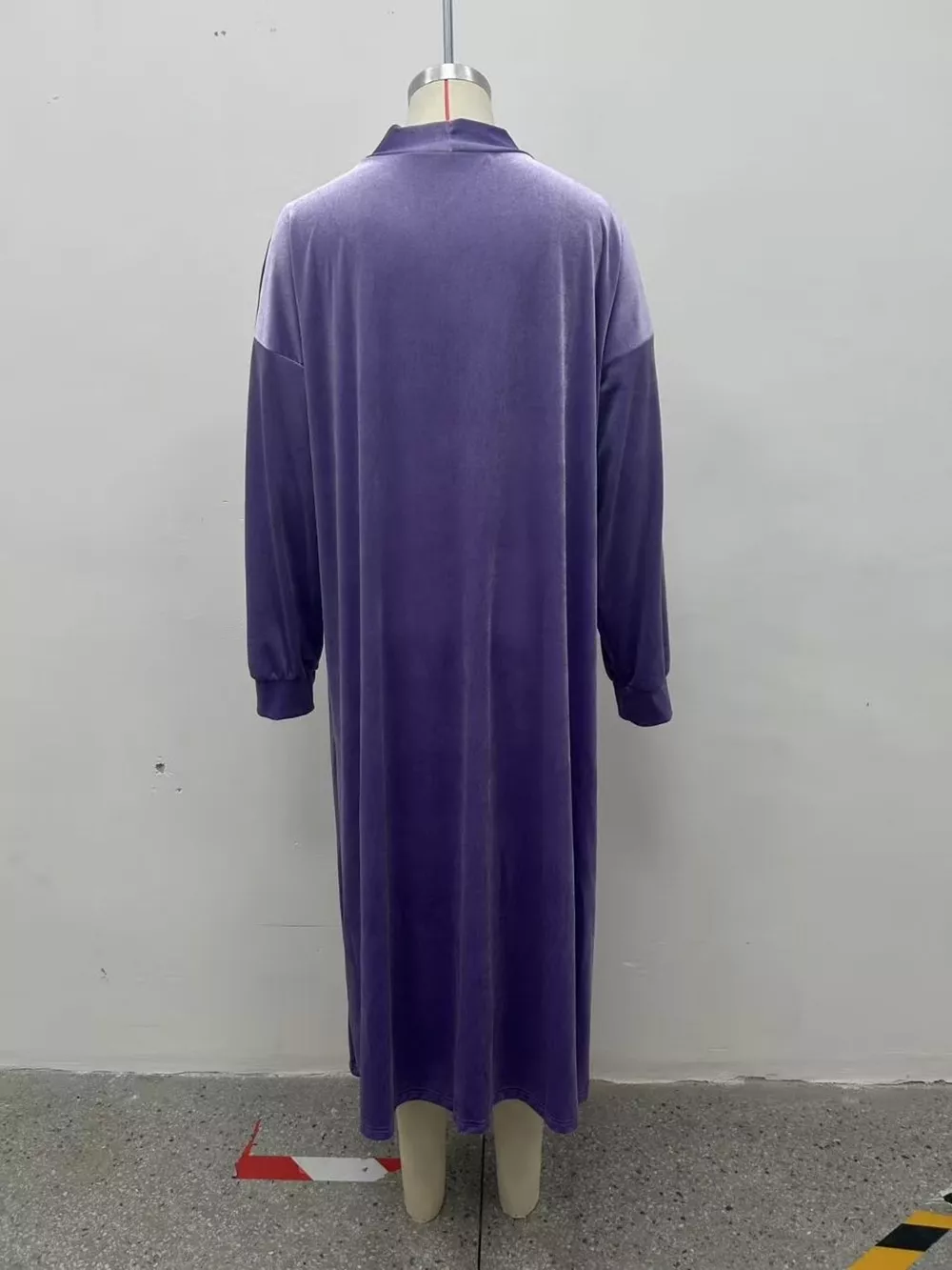 Plus Size Velvet Open-Front Longline Cardigan, image 6