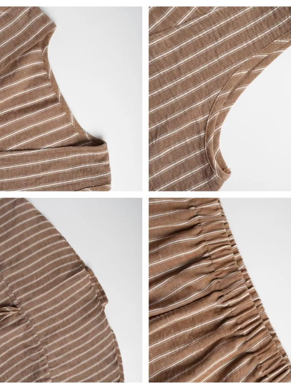 Striped Sleeveless Top and Wide Leg Pants Set, image 11