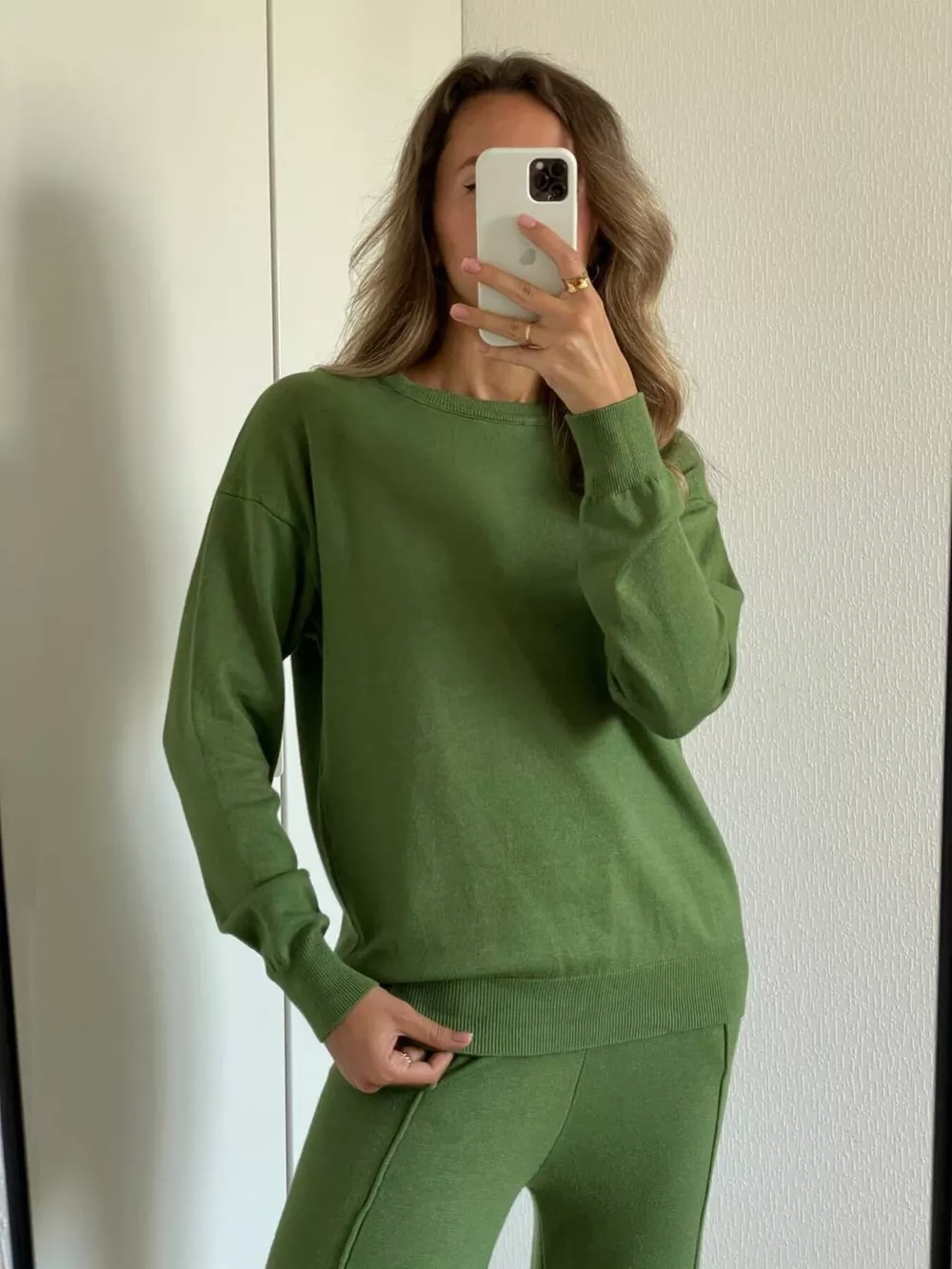 Long Sleeve Top and Pants Sweater Set, image 8