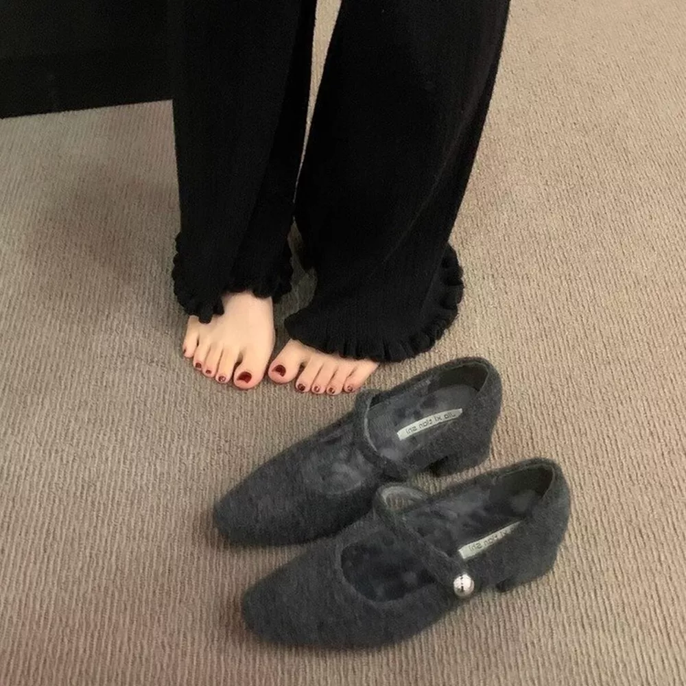 Elegant Block Heel Mary Jane Loafers, image 11
