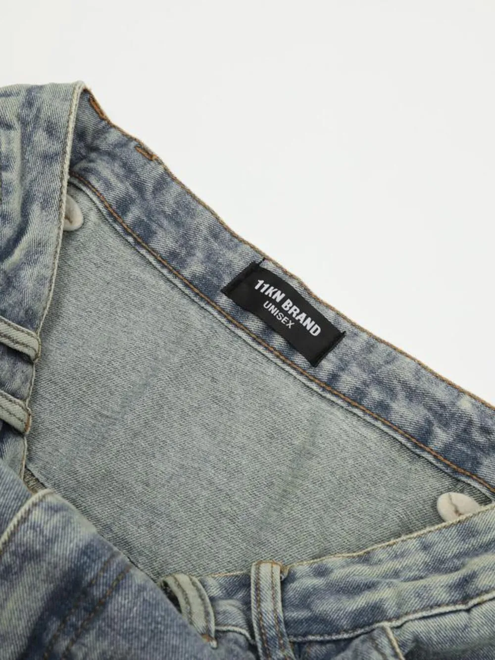 Men's Multi-Pocket Cargo Wide Leg Jeans, image 16