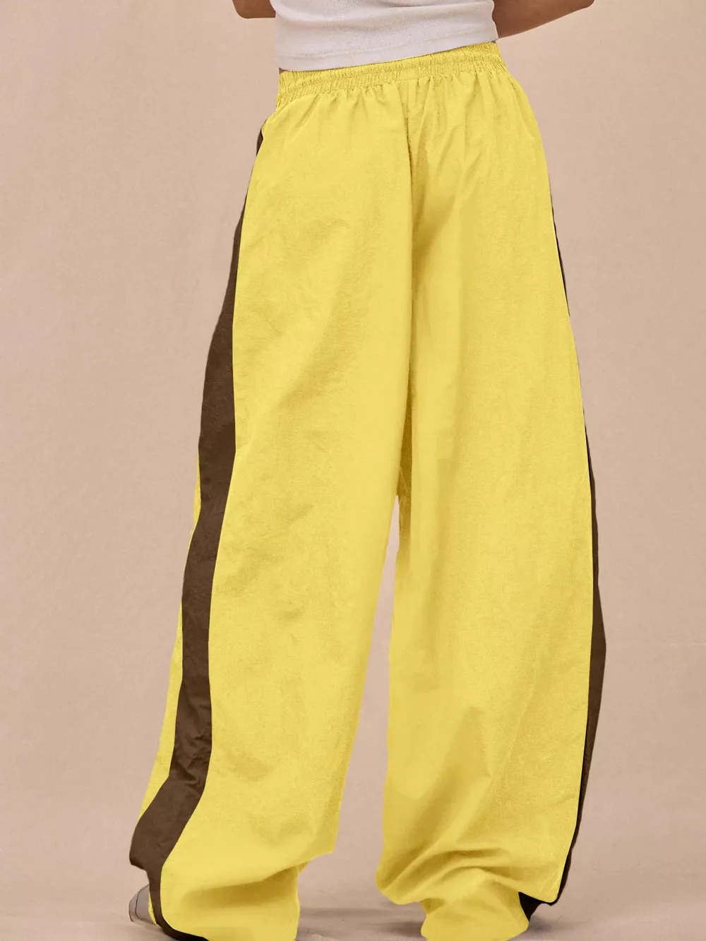 Color-Block Tracksuit and Wide-Leg Pants Set, image 15