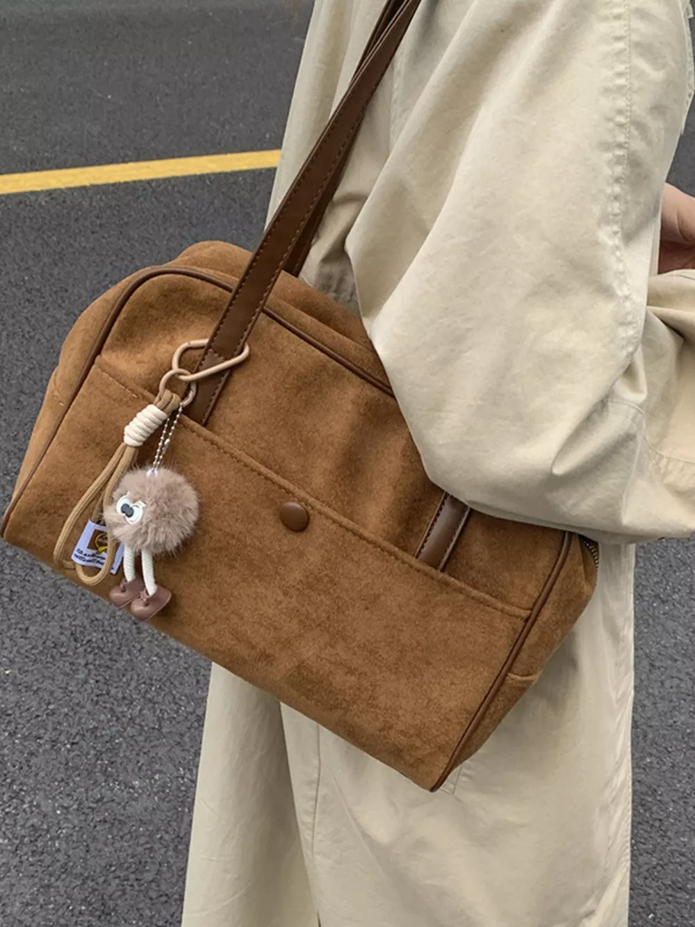 Vintage Handbag with Charm, image 7