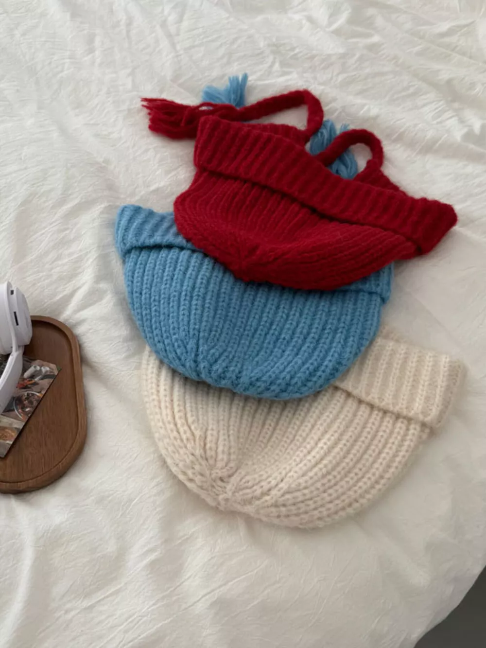 Cozy Knit Braided Beanie Hat, image 6