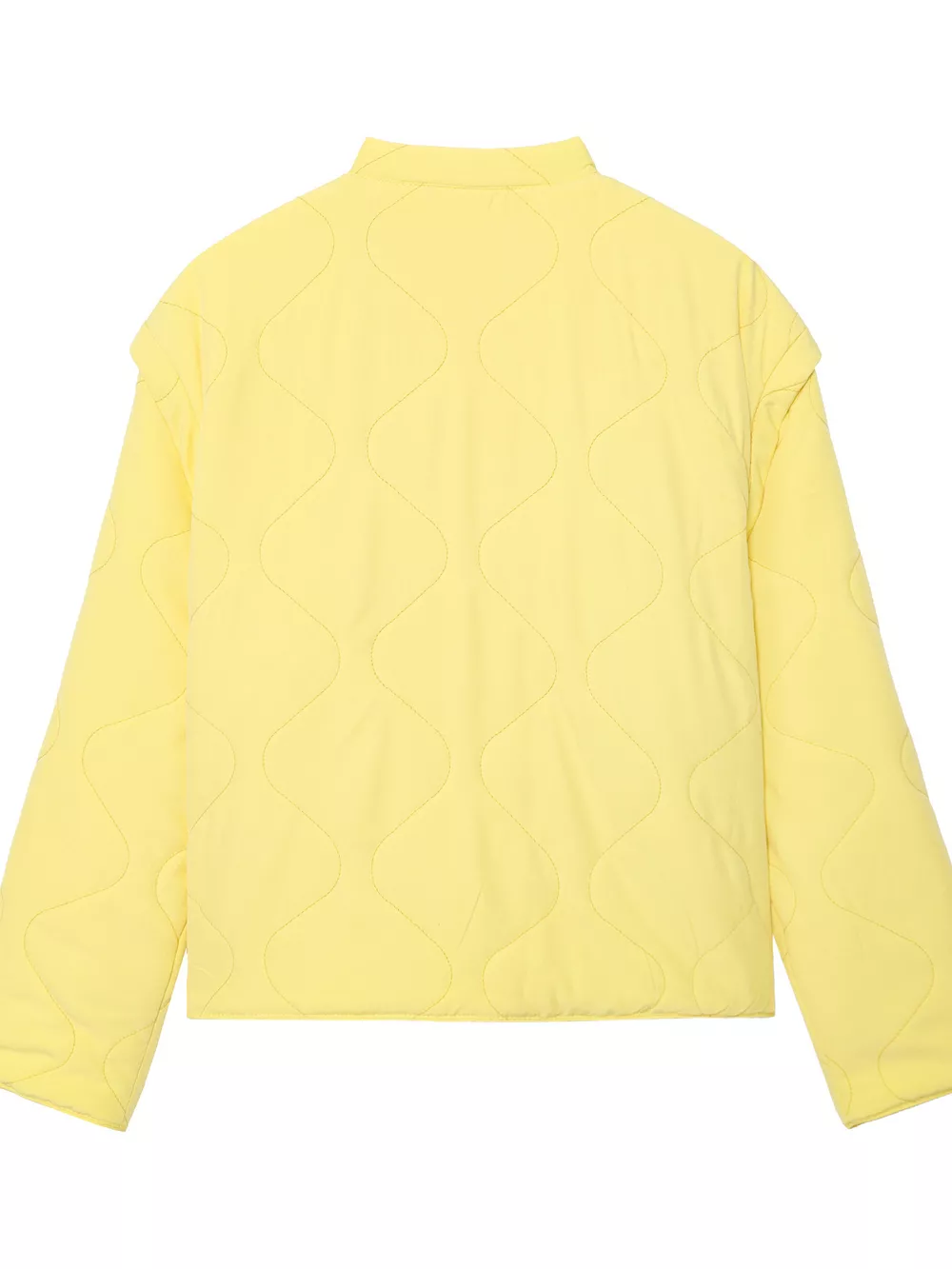 Quilted Lightweight Snap Down Puffer Jacket, image 5
