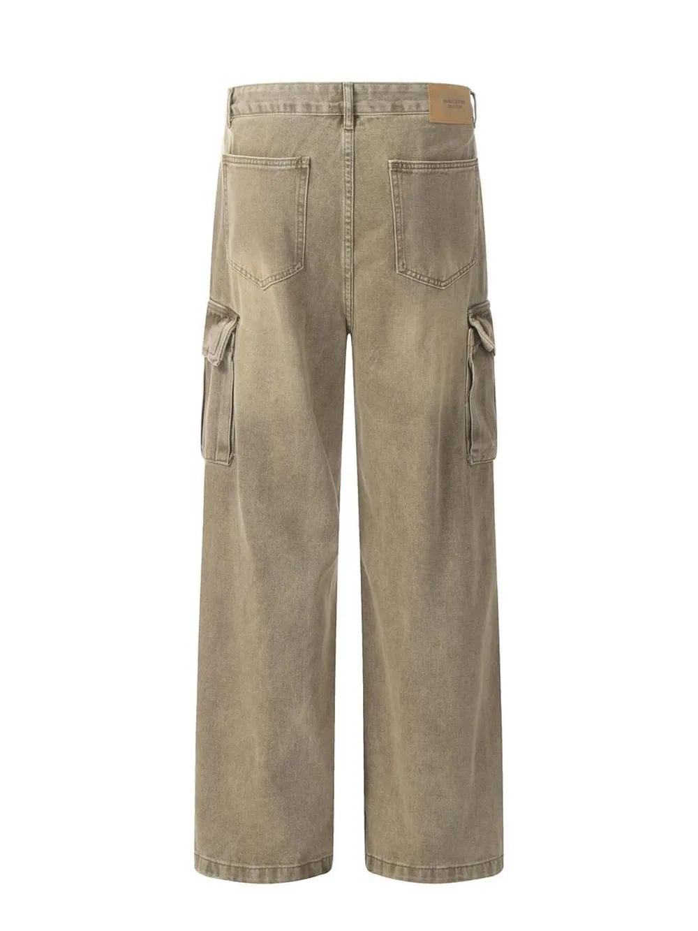 Men's Vintage Washed Cargo Jeans, image 3