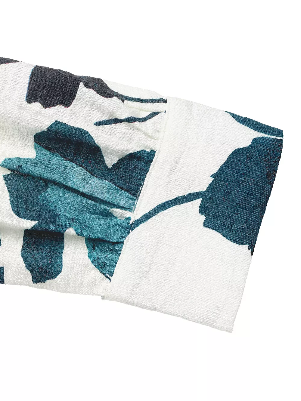 Printed V-Neck Long Sleeve Blouse, image 9