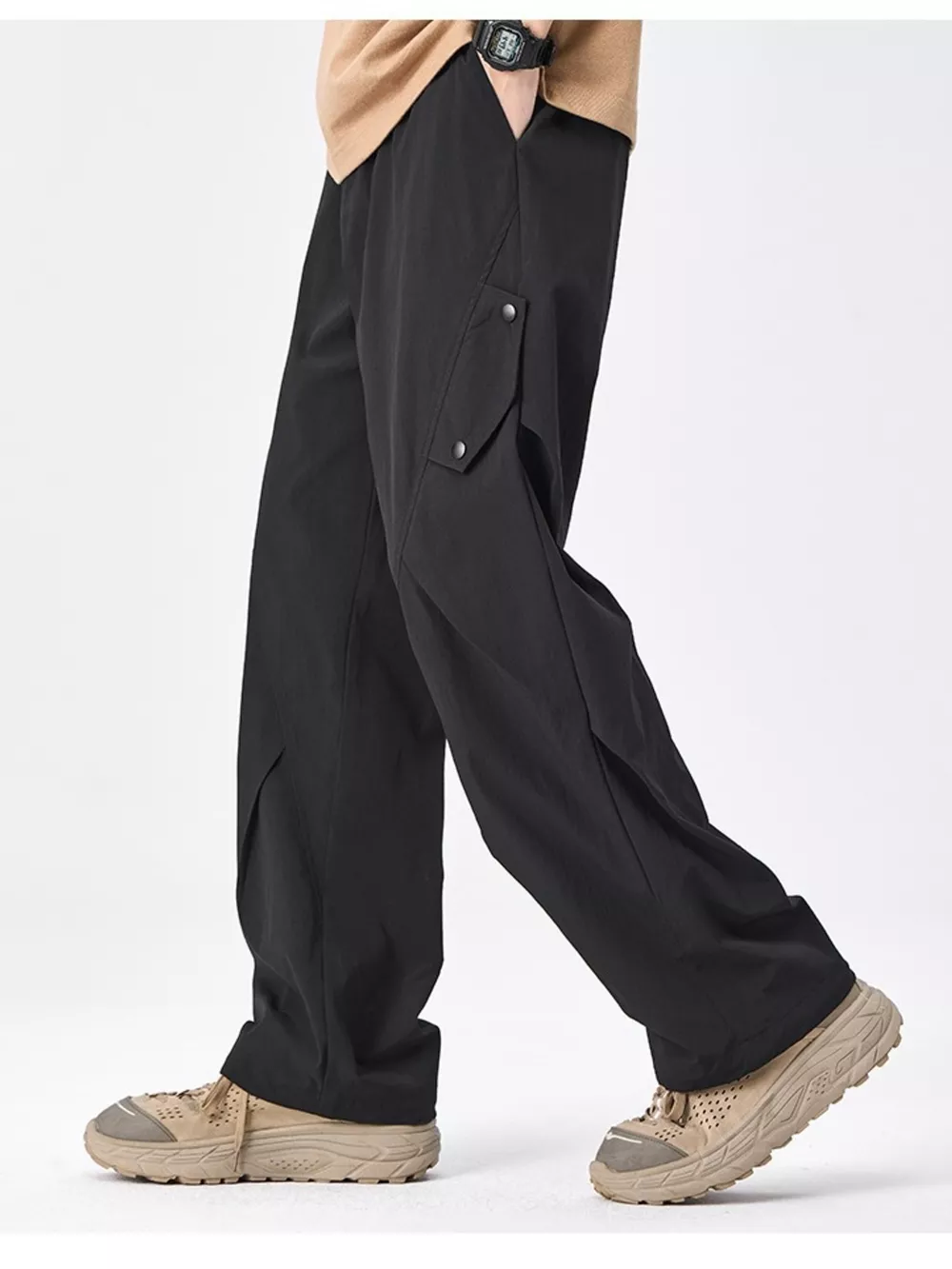 Men's Plus Size Loose Fit Cargo Pants, image 2