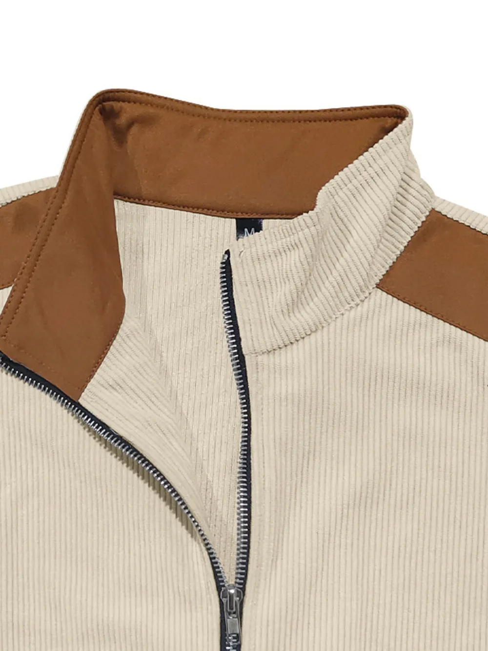 Men's Full Size Zip Up Long Sleeve Jacket Plus Size, image 5