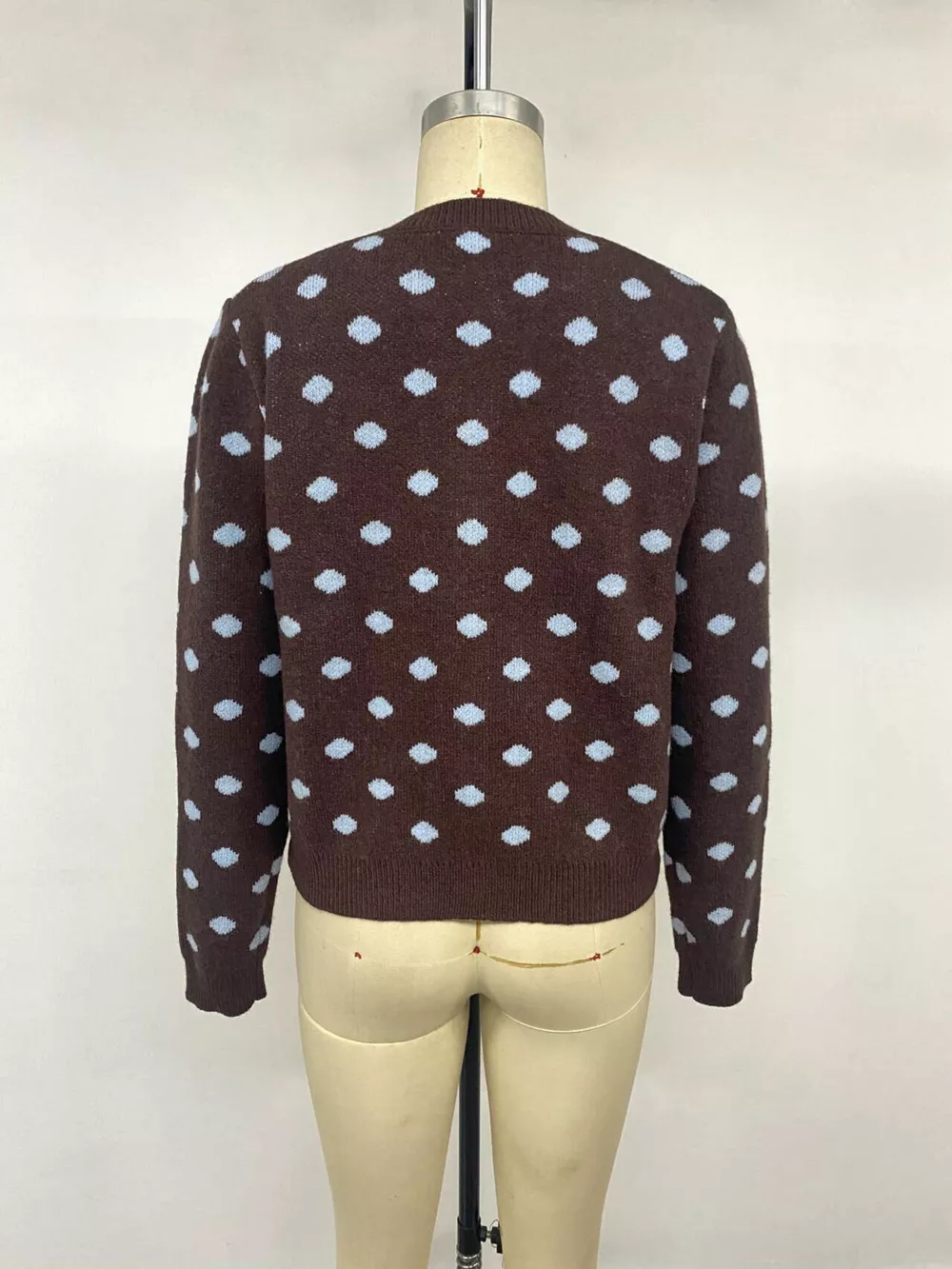 Polka Dot Button Up Cardigan, image 10