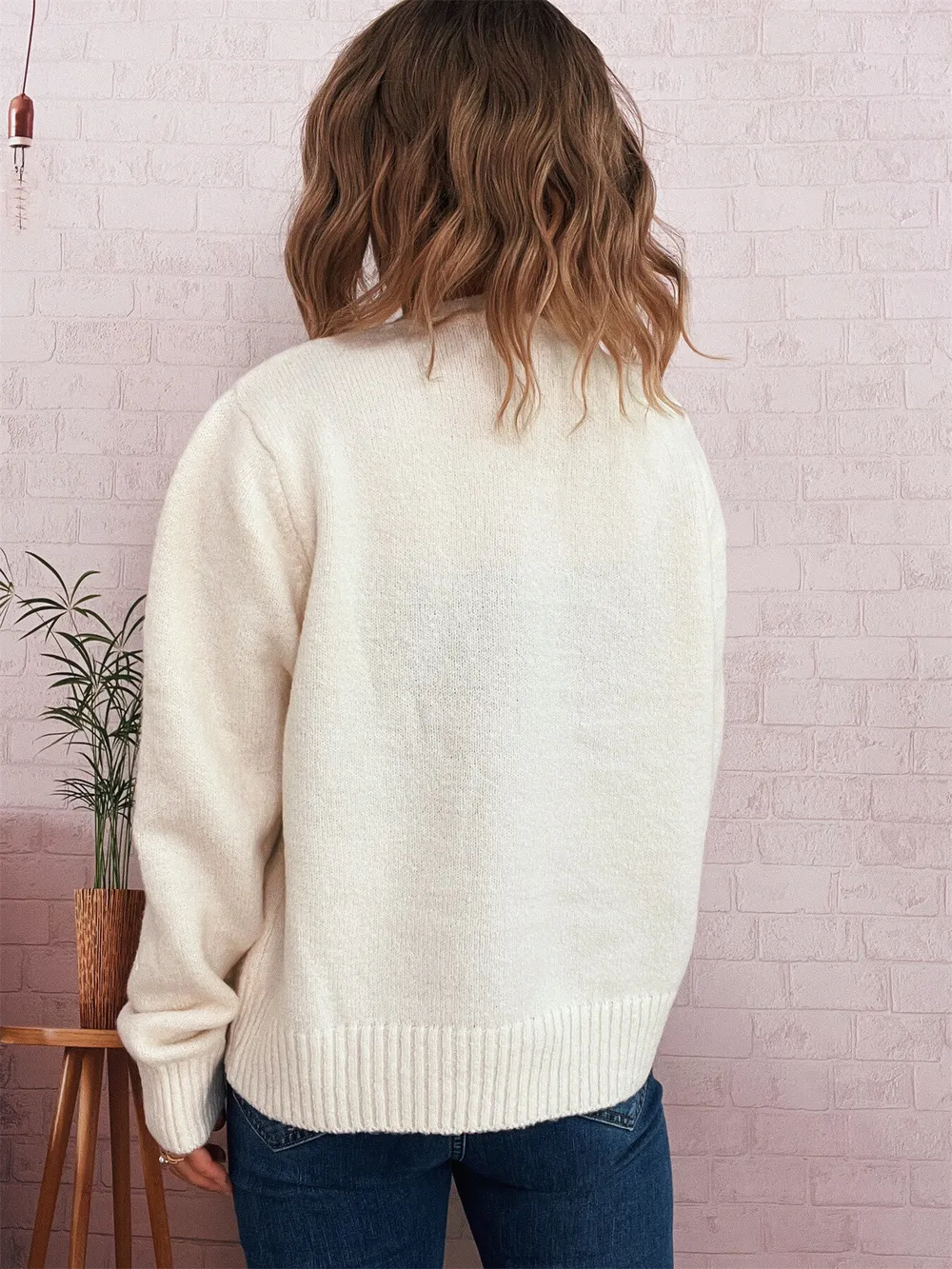 Strawberry Button Up Long Sleeve Cardigan, image 17