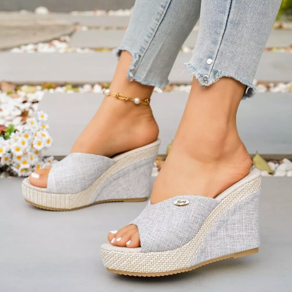 Open Toe Wedge Sandals, image 5