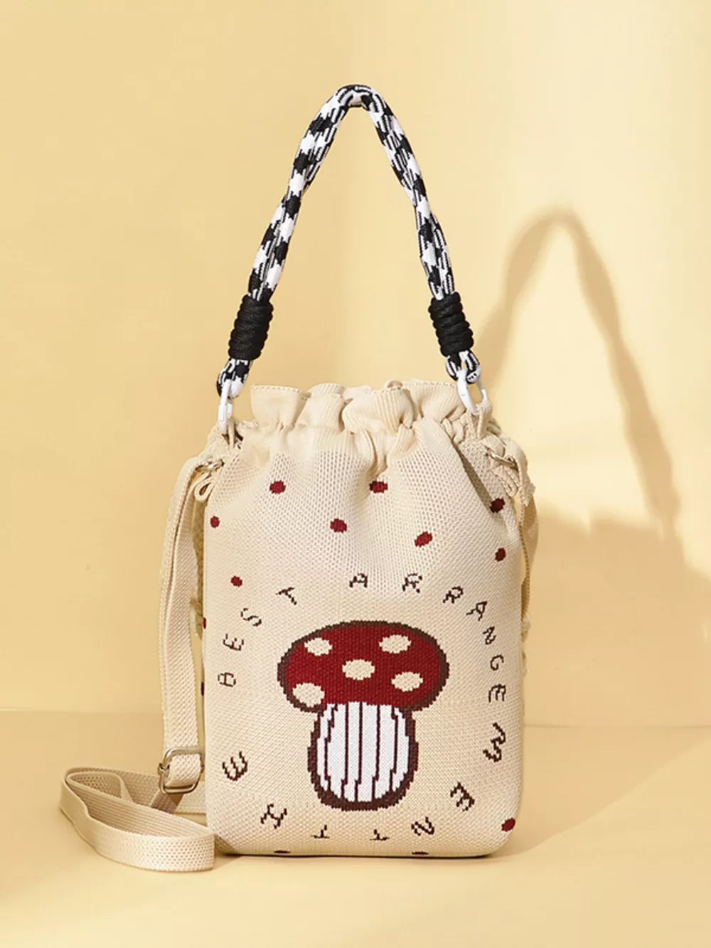 Drawstring Bucket Bag, image 3