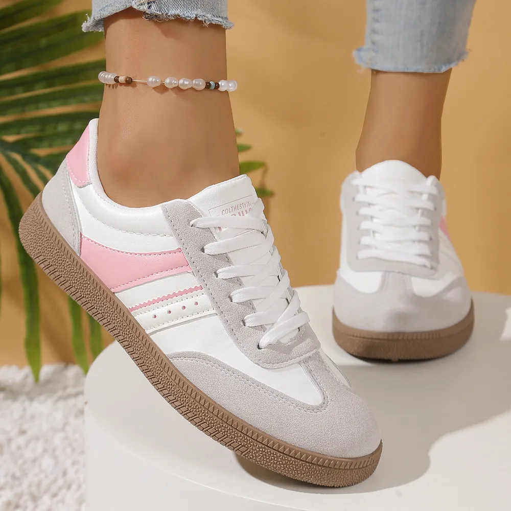 Round Toe Lace Up Sneakers, image 6