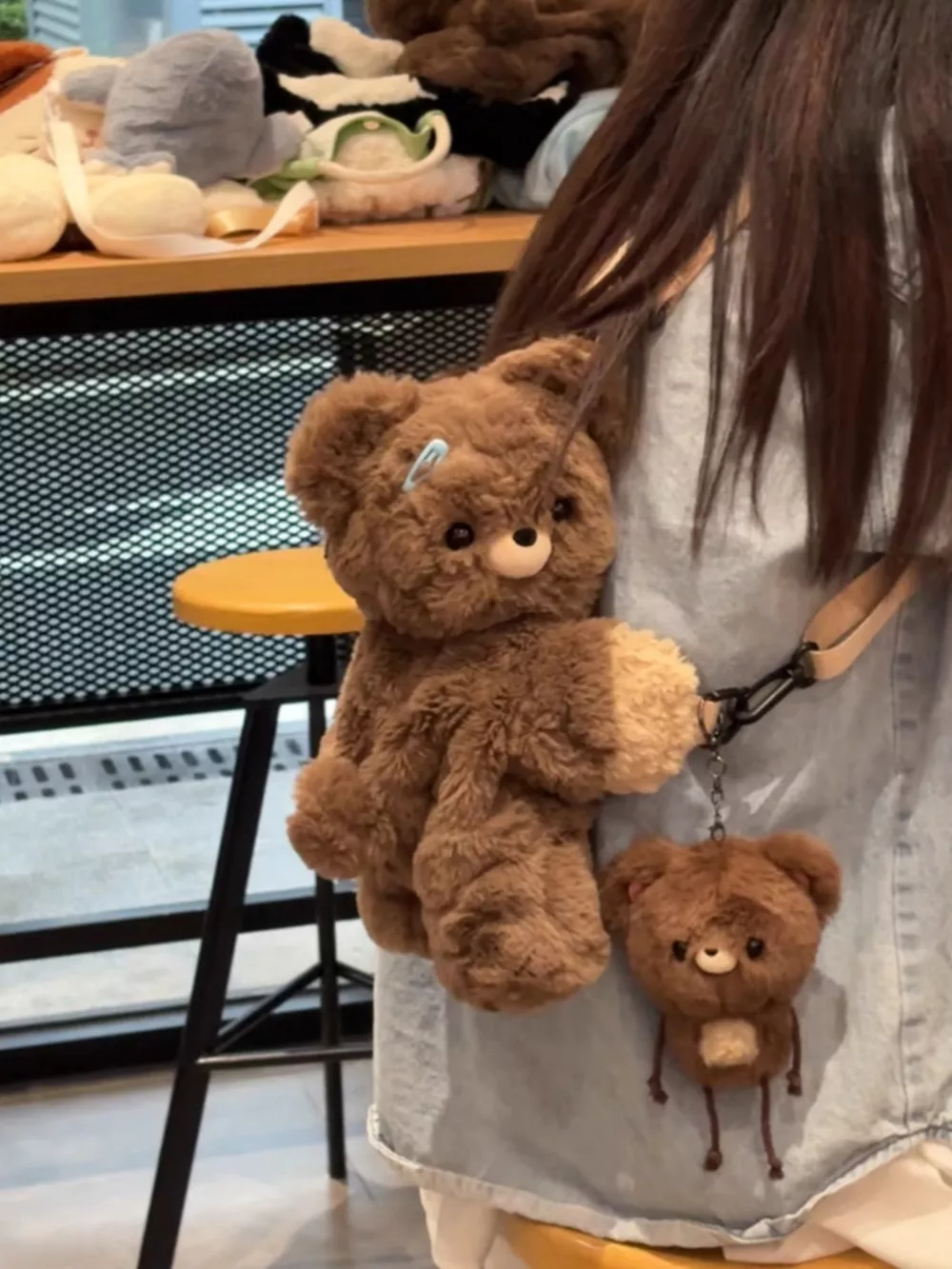 Plush Teddy Bear Backpack Bag, image 8