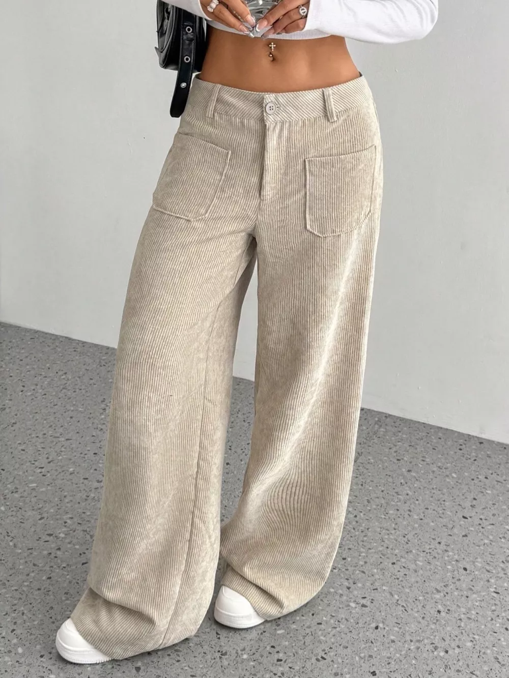 Wide Leg Corduroy Pants, image 20