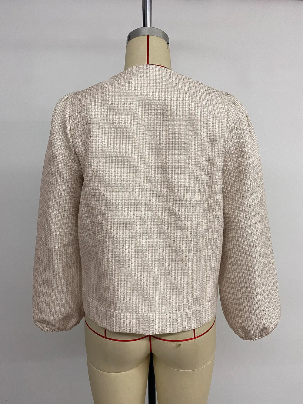 Button-Front Jacket with Pocket Details, image 10