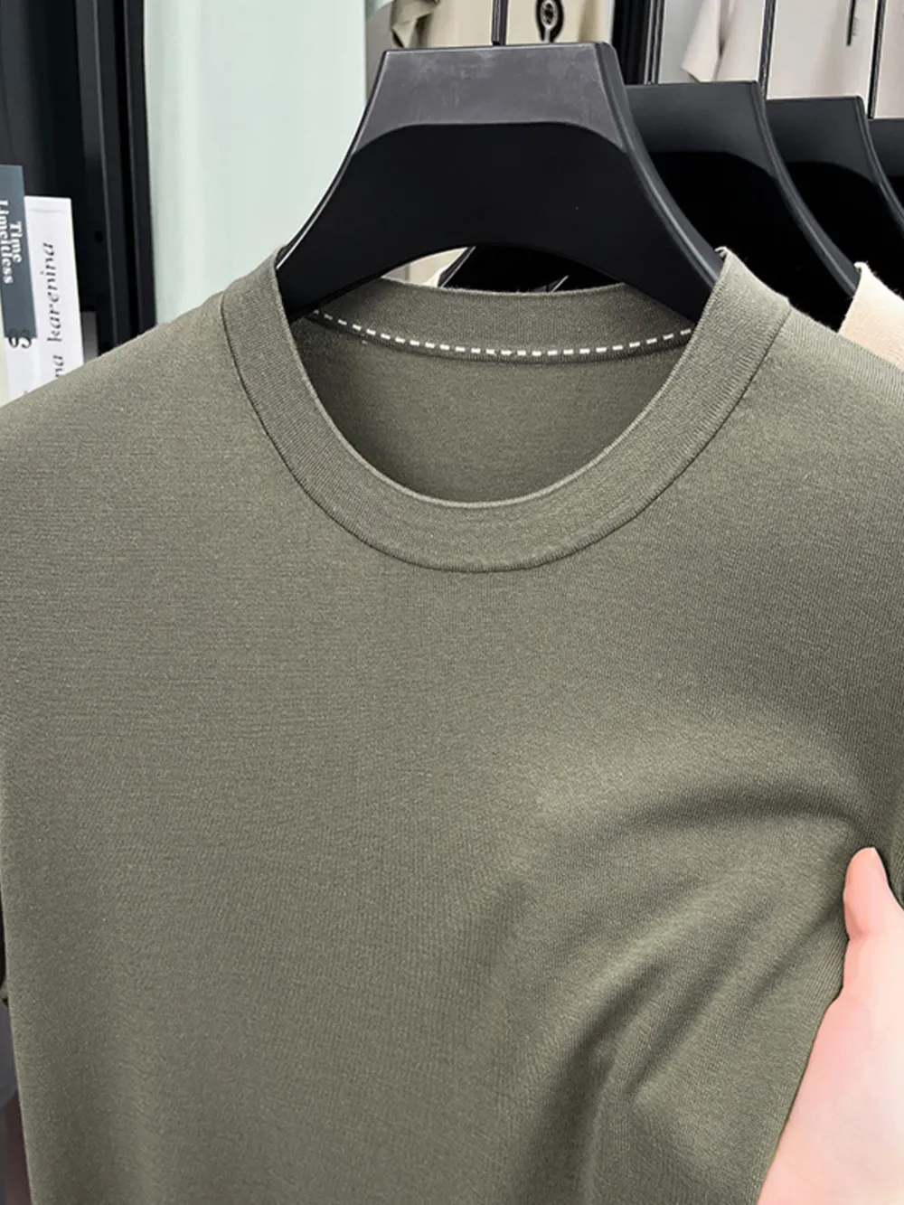 Men's Full Size Short Sleeve Crew Neck T-Shirt Plus Size, image 13