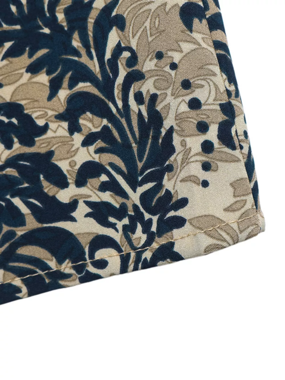 Damask Print Cap Sleeve Blouse, image 9