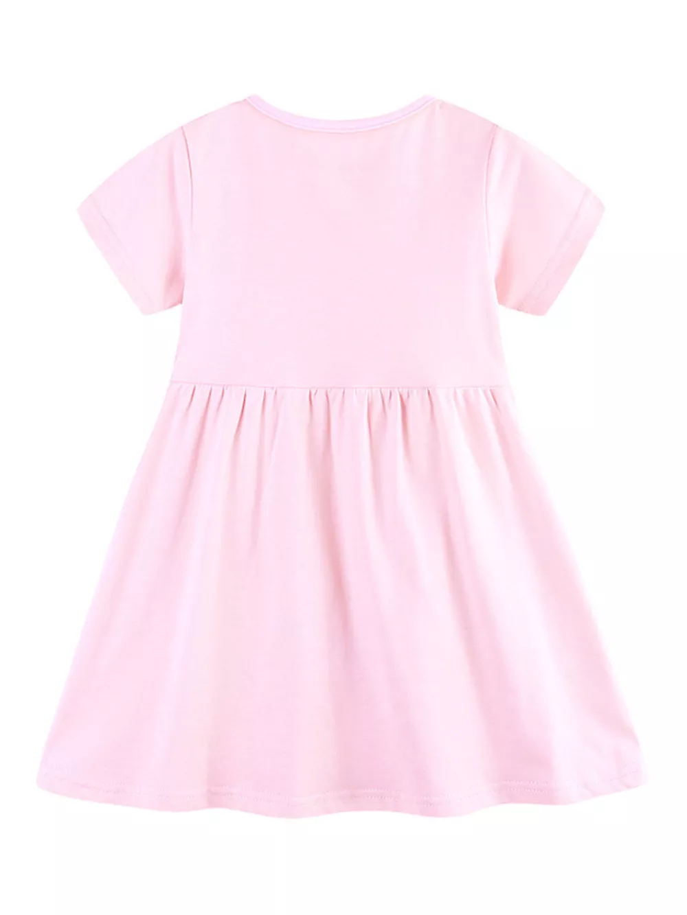 Children's Rainbow Print Short Sleeve Casual Dress, image 5