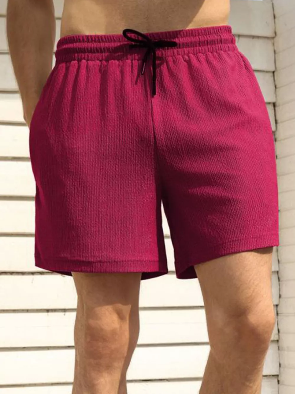Men's Drawstring Shorts with Pockets, image 8