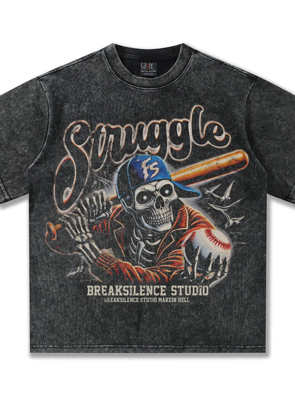 Men's Graphic Round Neck Short Sleeve T-Shirt, image 5