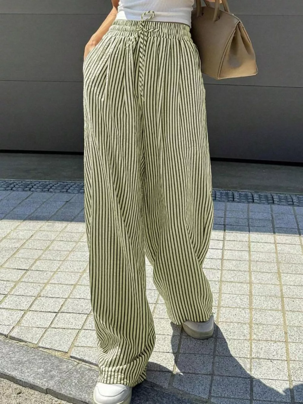 Striped Wide Leg Pants, image 19