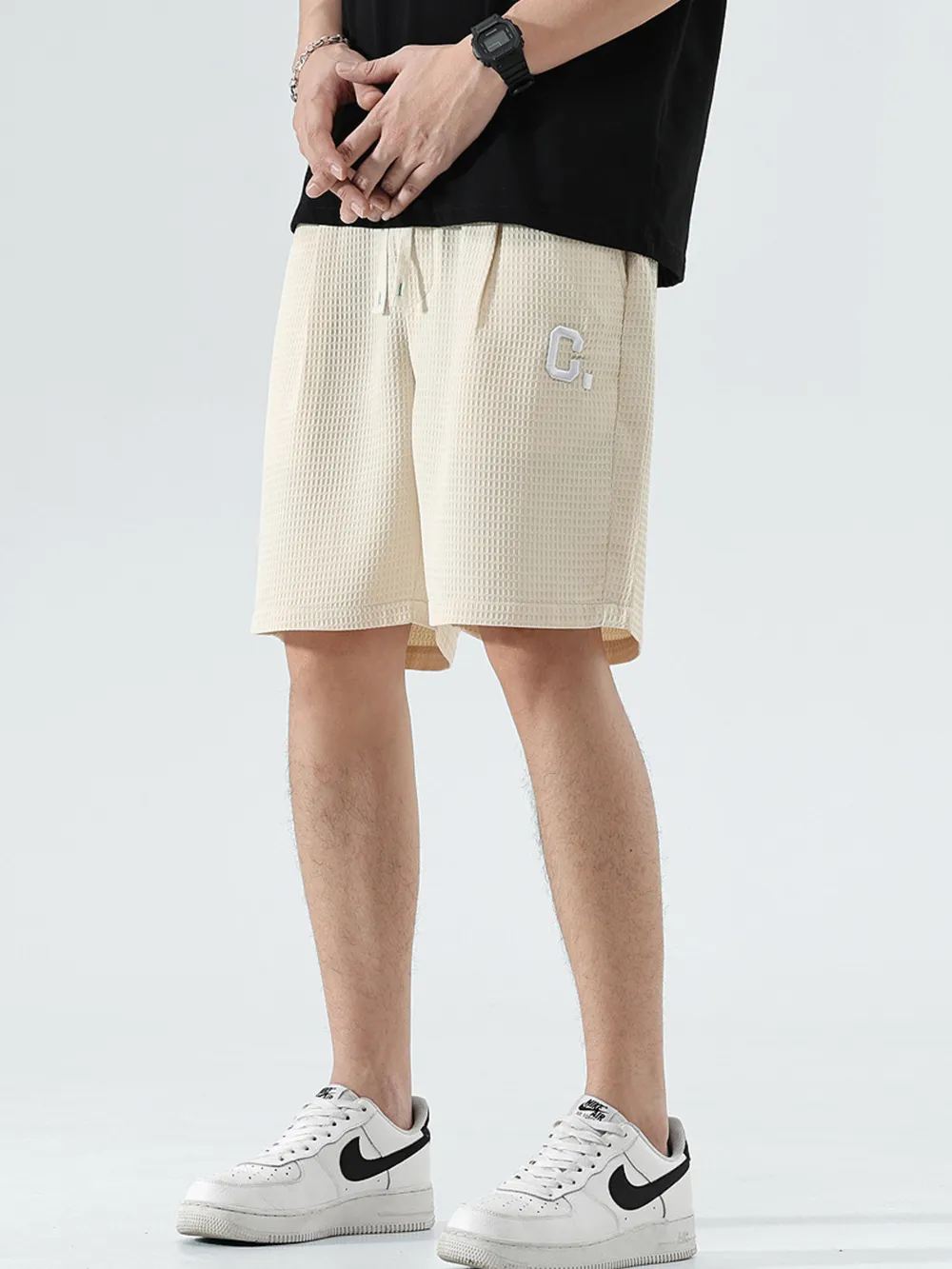 Men's Drawstring Pocketed Shorts, image 11