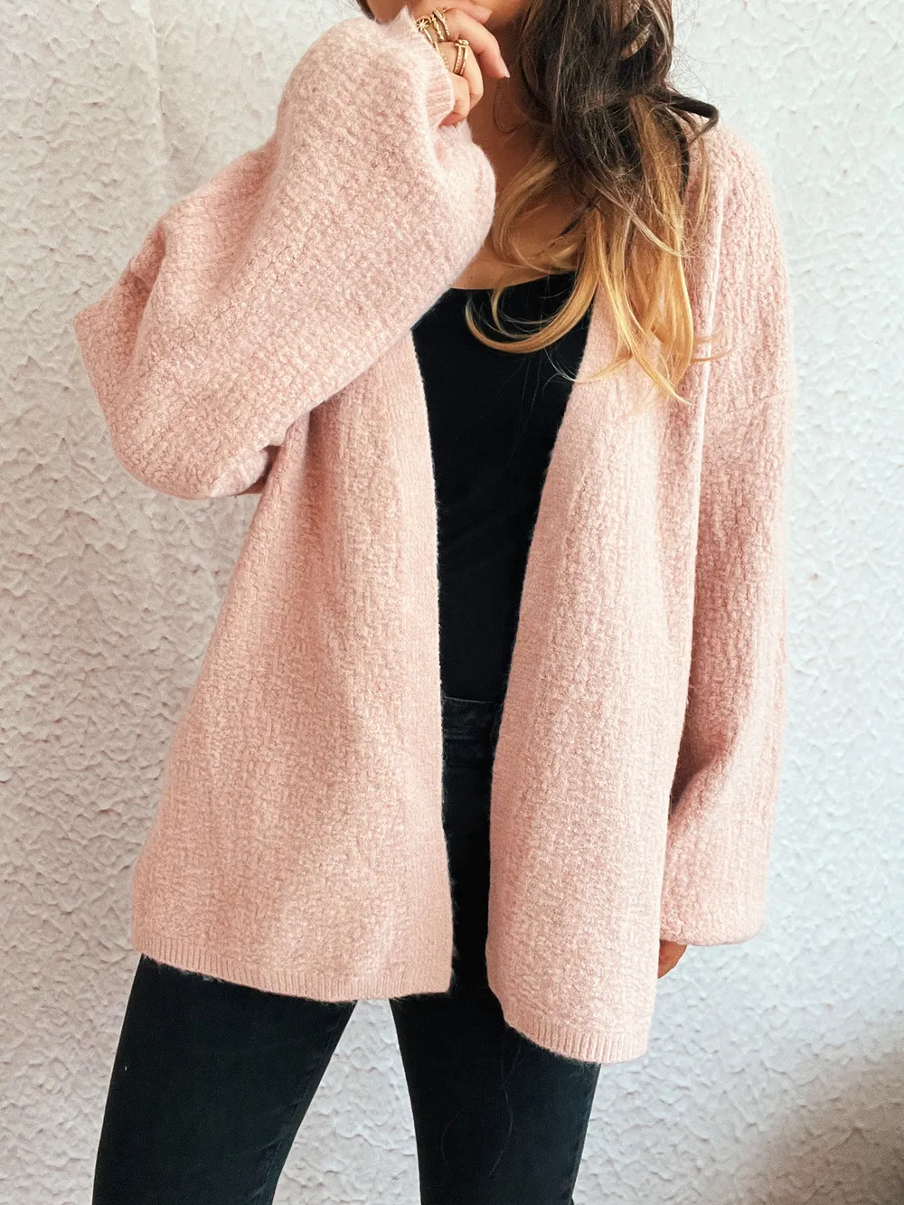 Open Front Long Sleeve Cardigan, image 20