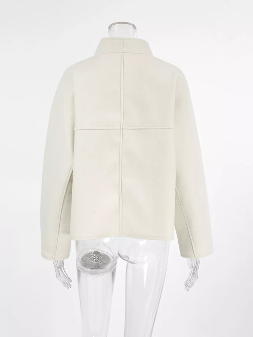 Open Front Dropped Shoulder Outerwear, image 7