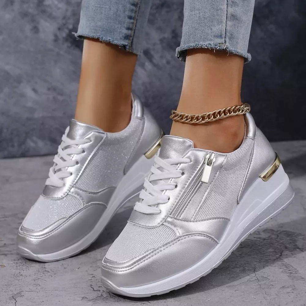 Lace Up Wedge Athletic, image 13