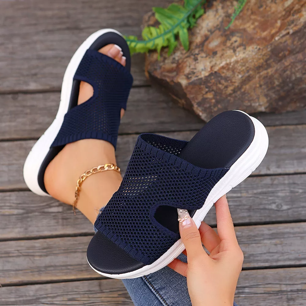 Breathable Mesh Open Toe Sandals, image 24