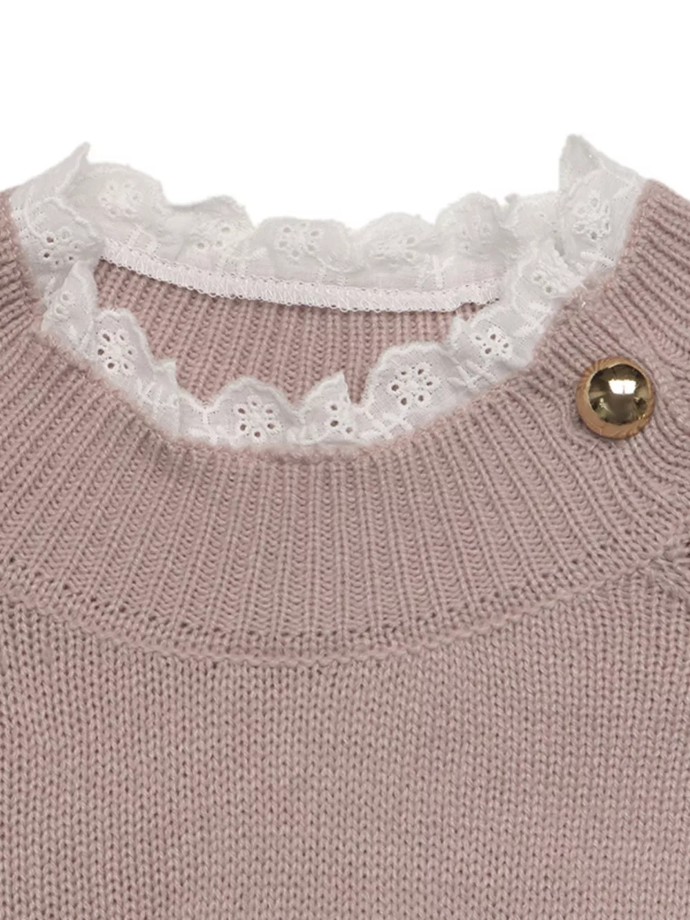 Openwork Mock Neck Sweater, image 9