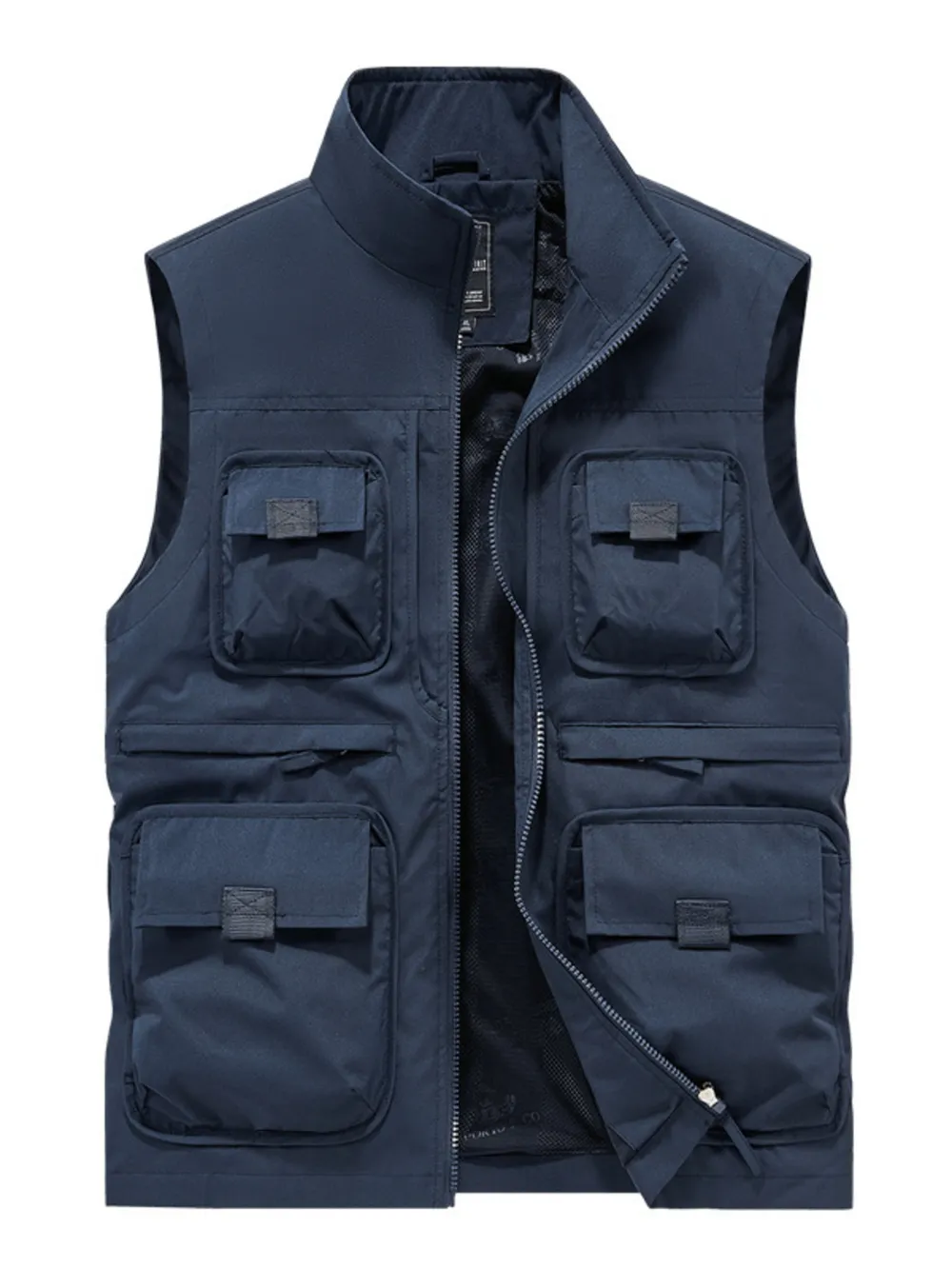 Men's Plus Size Multi-Pocket Cargo Vest, image 7