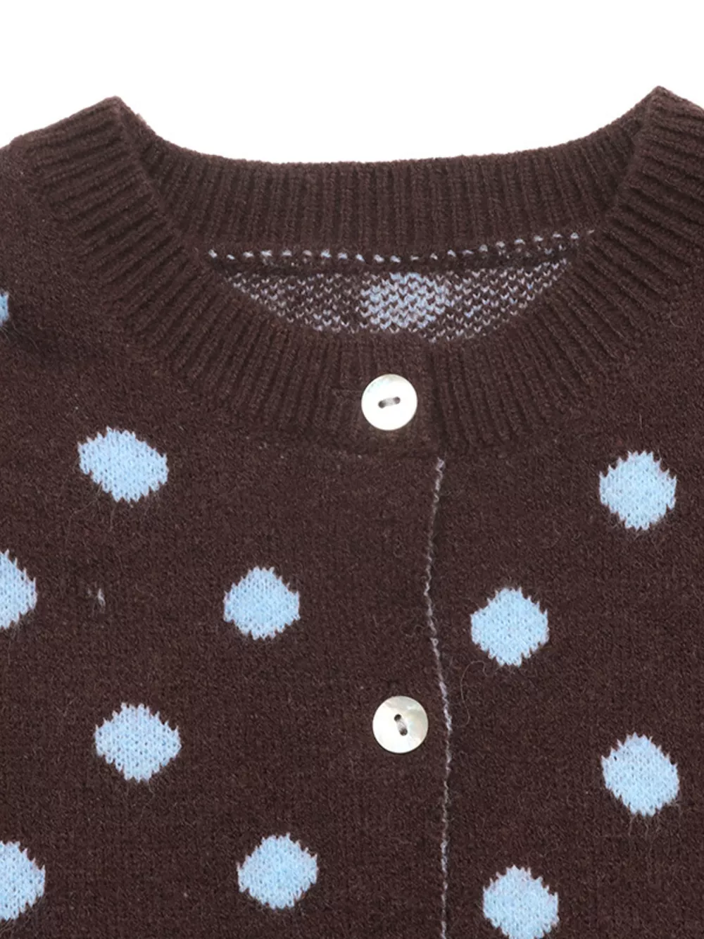 Polka Dot Button Up Cardigan, image 11