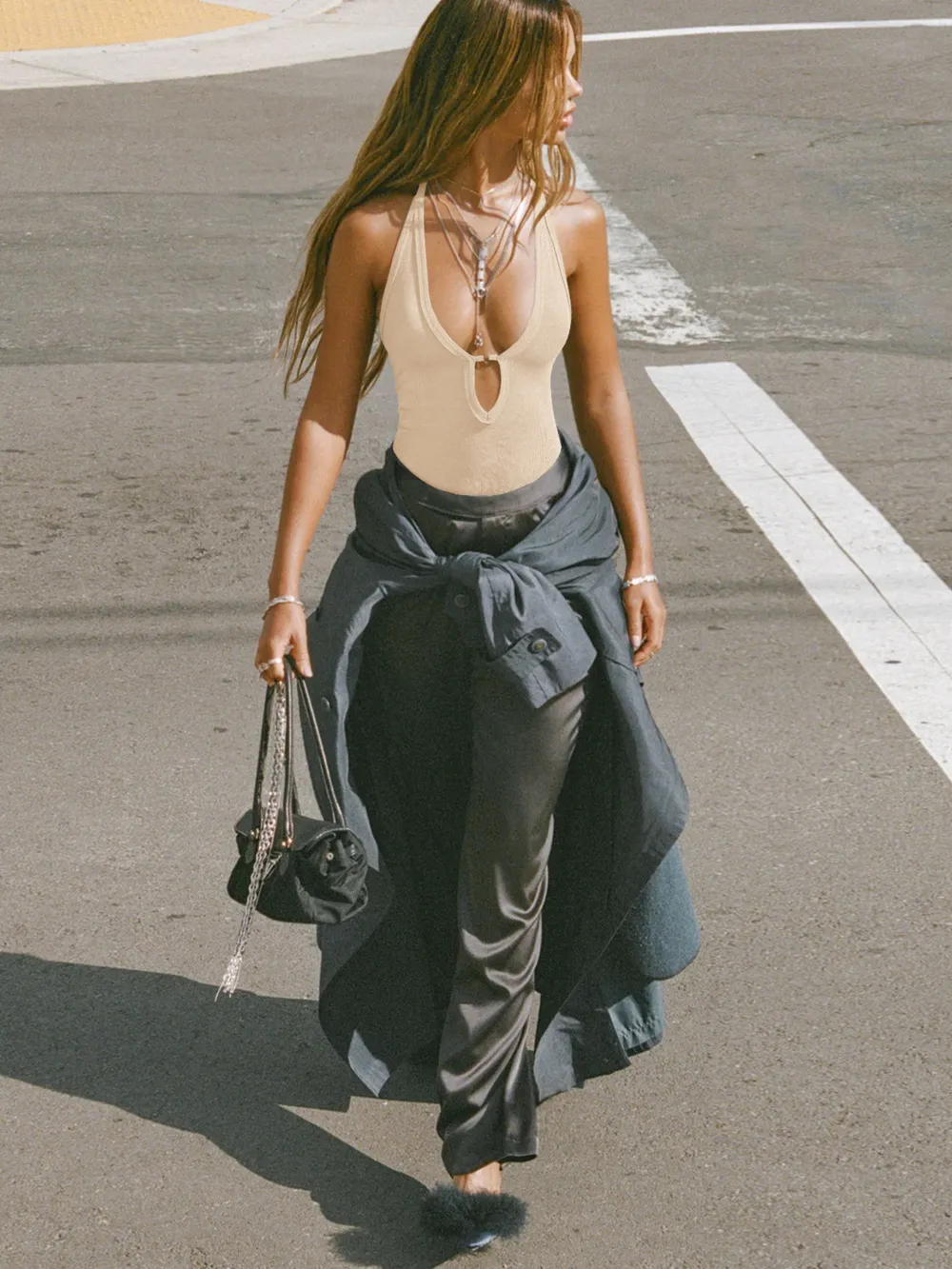 Cutout Ribbed Tank Top, image 23
