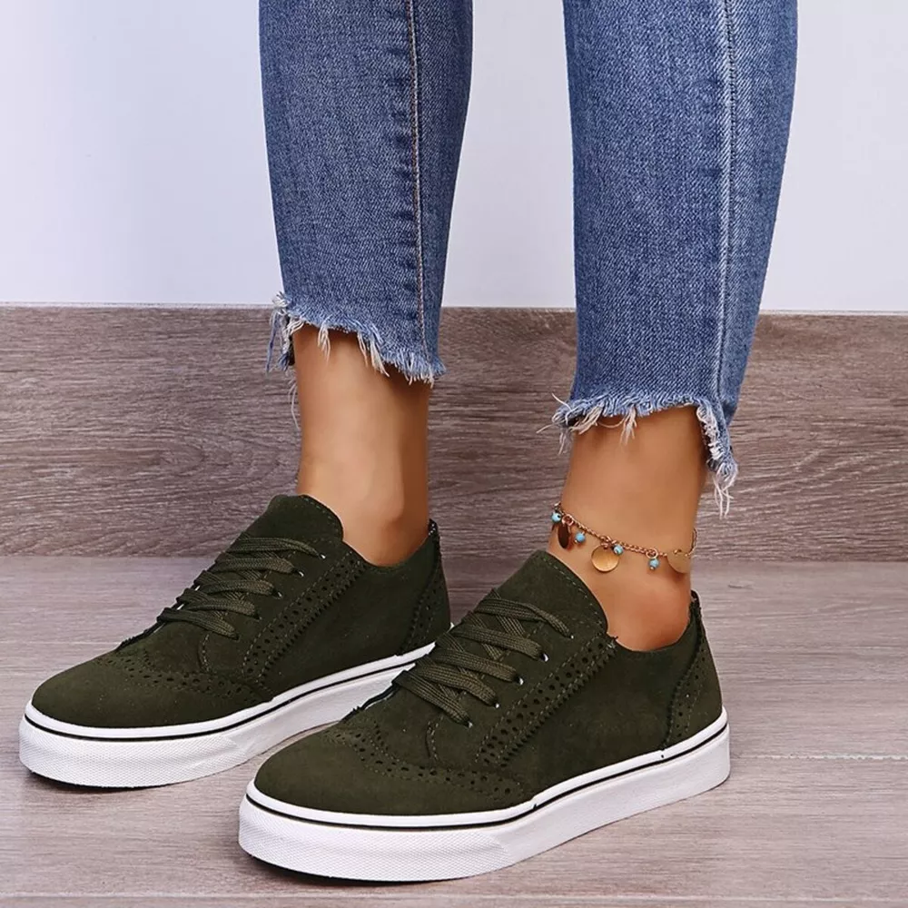 Lace Up Round Toe Sneakers, image 9