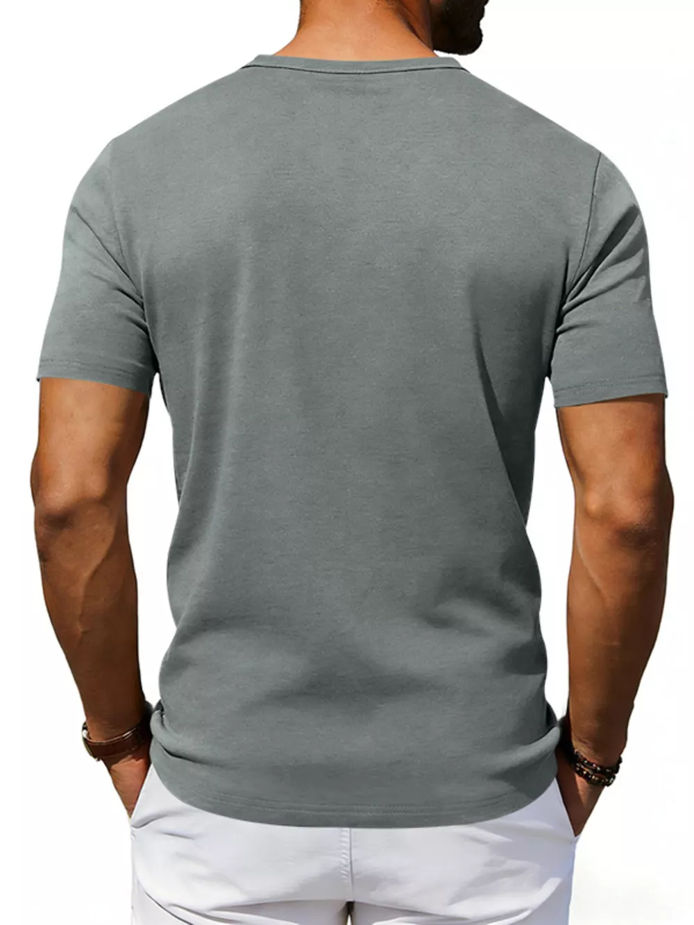 Men's Full Size Short Sleeve Pocket T-Shirt Plus Size, image 10