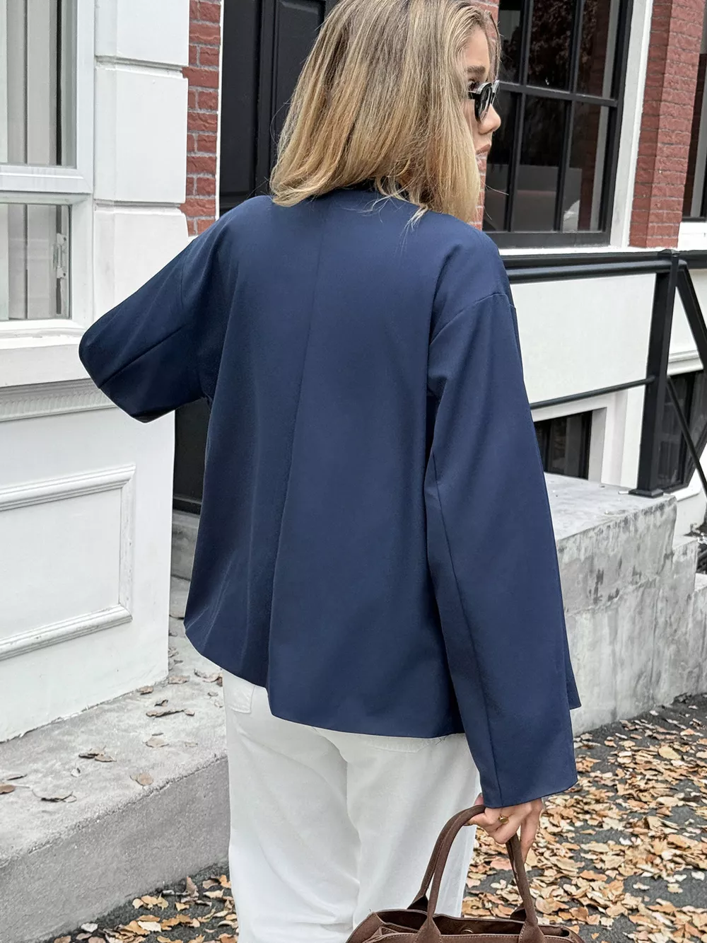 Double-Breasted Long Sleeve Jacket, image 7