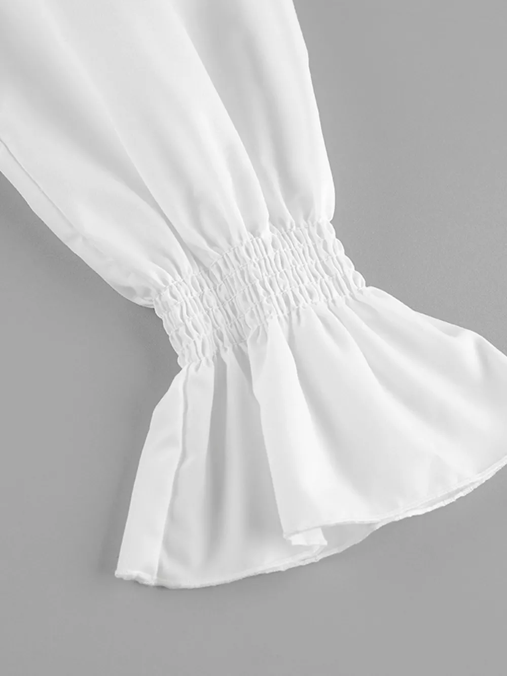 Ruffle Trim Long Sleeve Blouse, image 11