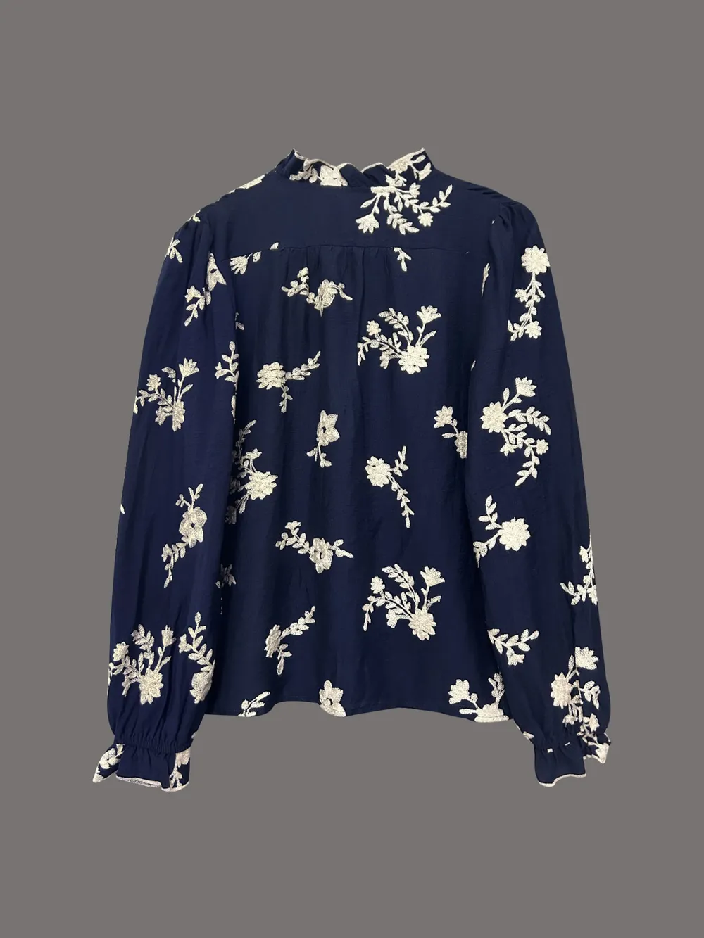 Flower Button Up Long Sleeve Shirt, image 12