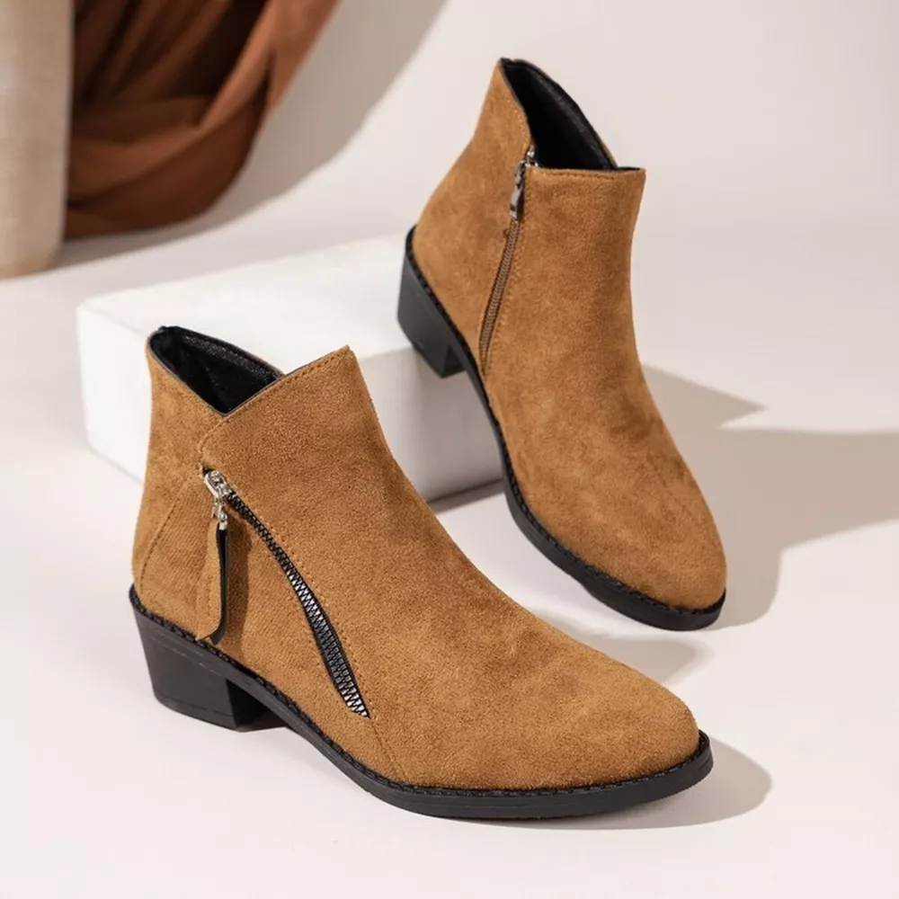 Point Toe Block Heels Boots, image 11