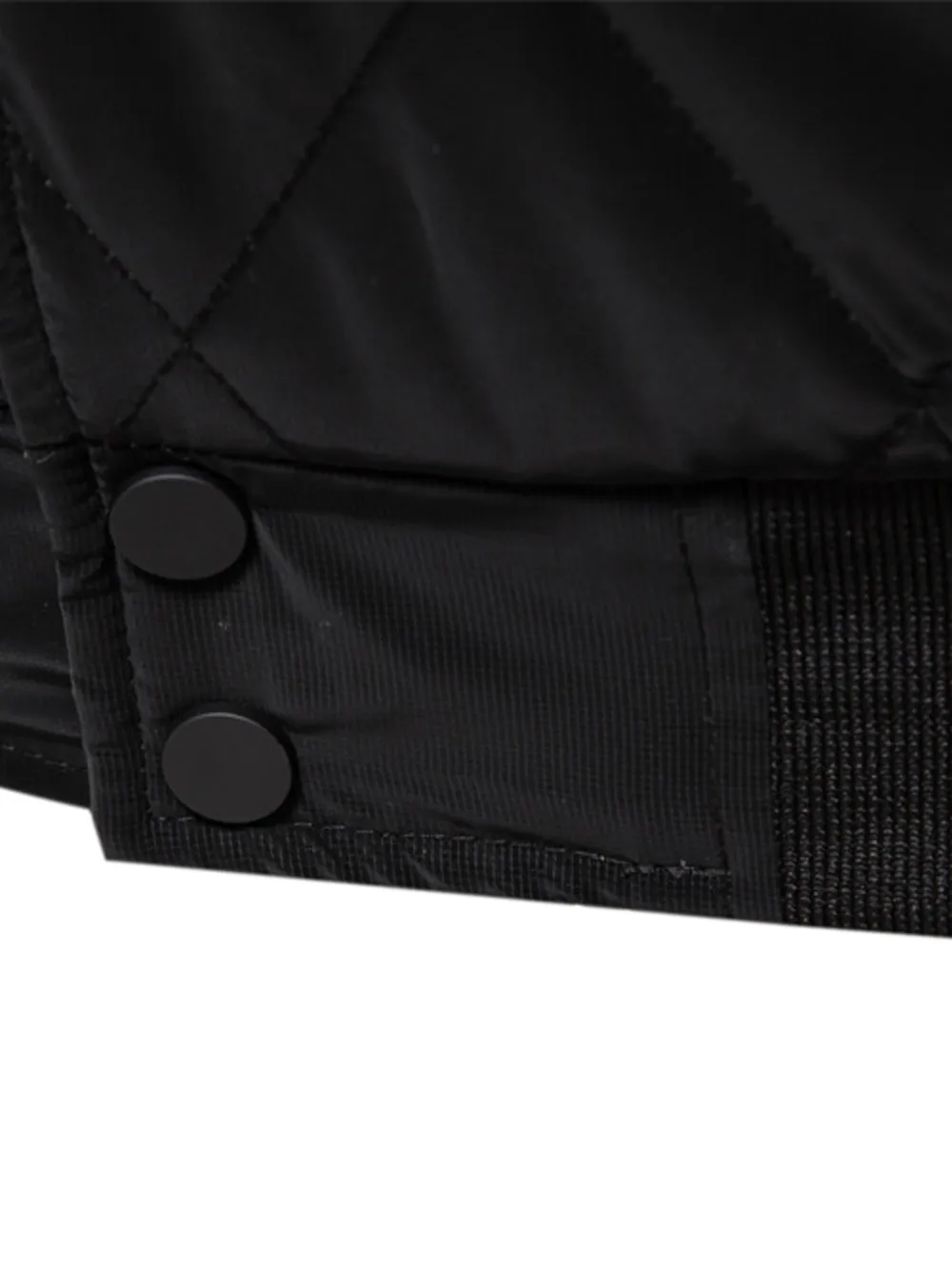 Men's Quilted Snap Down Long Sleeve Jacket, image 14
