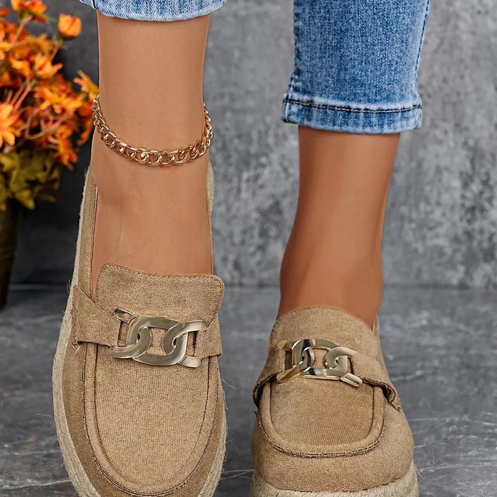 Round Toe Platform Slip-Ons, image 13